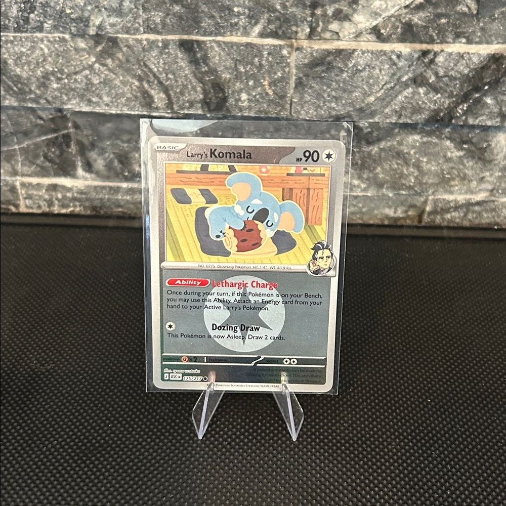 Pokemon Komala 175/217 Reverse Holo Card from Ascended Heroes Set‎ M/NM